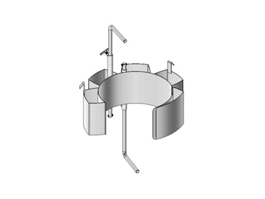ADAPTOR, SS, FOR 21.5-22